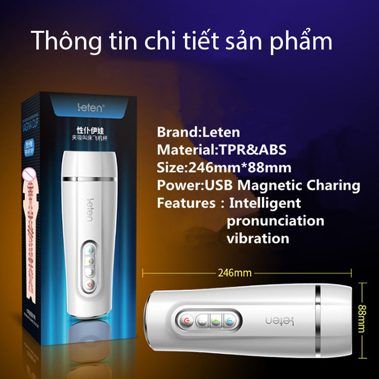 Thu nhỏ và se khít âm đạo giả chất lượng cao Leten 