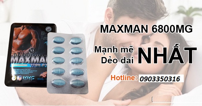 Thuốc tăng cường sinh lý nam MaxMan TU87 p