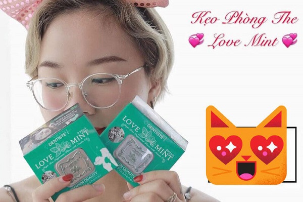 Kẹo phòng ngủ Love Mint - Viên ngậm Thái cực mạnh