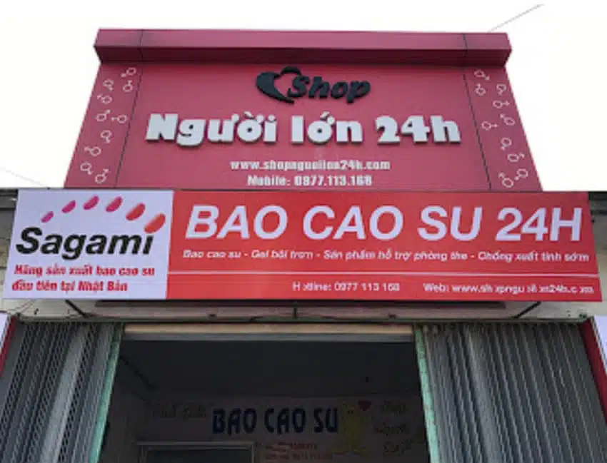 cửa hàng bao cao su 24h